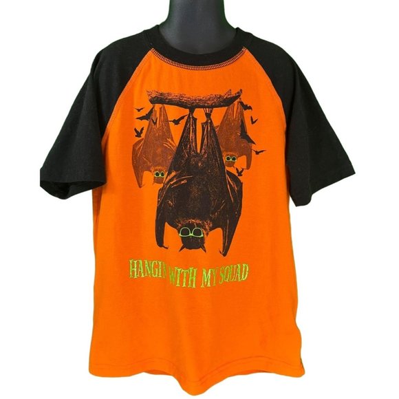 GLOW IN THE DARK Youth Halloween T-Shirt, Size 8 - Picture 1 of 9